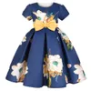 Girl's Dresses Summer Kids Flower for Girls Christmas Children Clothing Princess Brithday Wedding Party Baby Girl With Bow 221101