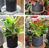 Plantadores Pots 1 3 5 7 10 15 30 galões Bolsas de cultivo pareciam fortes bolsas de planta tecido de jardinagem cultivar vegetas de plantador de plantador de flor