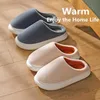 2023 Fashion Slippers Winter Women Indoor Home Couples Fuzzy Slides Soft Fluffy Warm Platform Cotton Shoes Female Male House Floor Slipper