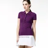 LuxuryWomens Polo Camicia Top Ricamo Manica corta Maglie in cotone Saldi Abbigliamento più colori T-shirt femminili di taglia asiatica polo slim fit