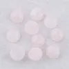 Pietre preziose naturali sciolte Gioielli Quarzi rosa Cabochon rotondi con retro piatto misura 12 mm Perline con bottone base cammeo U3262