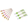 Car Sponge 3 PCS Mini Duster For Air Vent With 6 Pieces Detail Brushes Cleaning Soft Hair Bristles Brush