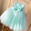 Girl's Dresses Girls Princess Dress Elegant Wedding Party Tutu Prom Gown Kids Evening Bridesmaid Tulle Polka Dot Clothes Children 221101