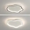 Luz de teto de quarto de nuvem luz simples moderna minimalista lâmpadas de sala criativa