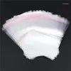 Smyckesp￥sar 2022 E4 Klar ￥terf￶rslutningsbar cellofan/bopp/poly p￥sar 13x20 cm transparent OPP -v￤ska f￶rpackning av plast sj￤lvh￤ftande