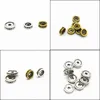 Other Vintage Alloy Antique Sier/Antique Gold Spacer Beads Flat Nepal Buddha Diy Jewelry Accessories 6Mm/8Mm/10Mm/12Mm Drop Delivery Dha32