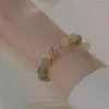 Bedelarmbanden prachtige trend creatieve groen zirkoon kralen armband dames elegant mode banket sieraden cadeau