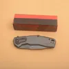 Promotion KS 2061 Assisted Flipper Folding Knife D2 Stone Wash Blade Stainless Steel Handle EDC Pocket Folder Knives with Retail Box