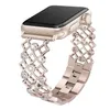 Diamentowa bransoletka do Apple Watch Ultra Pasek 49 mm 8 7 41mm 45 mm 44 mm 40 mm 42 mm 38 mm stal nierdzewna Iwatch Seria 6 SE 54 3 2 1 Kobiety