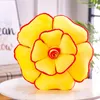 Pillow 3D Red Rose Flower Plush Blossom Bedside Sofa Backrest Soft Skin-friendly Car Lumbar Support Valentine's Day Gift