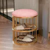 Clothing Storage Home Changing Shoes Stool Household Soft Bag Cushion Door Creative Light Luxury Bed Tail Shoe Cabinet