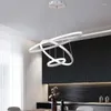 Kolye lambaları Modern Led Avize Dairesi Aydınlatma Oturma Odası Işıkları Yatak Odasında Gül Altın Kapalı