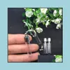 Pendants Screw Cap Tube 35X6Mm Glass Vial Pendant Crystal Per Locket Rice Necklace Charm Fill Bottle1 Drop Delivery 2022 Home Garden Dhcuc