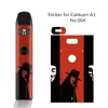 Anime Film Dekorasyon Kapağı Uwell Caliburn A3 Pod Sistemi için Cilt Sticker Sargı