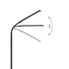 Lampadaires F9 Touch moderne LED lampe de lecture pour salon chambre avec télécommande 12 niveaux dimmable 3000-6000K noir