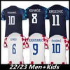 Croatie 22/23 Nouveaux Fans Hommes Maillots de Football PERISIC MODRIC 2022 Coupe du Monde PASALIC BROZOVIC Joueur Version LOVREN BREKALO KOVACIC KRAMARIC Domicile Extérieur Maillot de Football