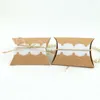 Gift Wrap 50pcs Lace Kraft Paper Pillow Favor Box Wedding Party Candy Bag Event Supplies