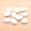 Natural White Jade Gemstones Teardrop 13x18mm Cabochon Sin agujero Perlas sueltas para DIY Fabricación de joyas Pendientes Pulseras Collar Anillos Accesorios U3290