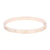 Bracelet pour femmes Vente directe d'usine de luxe de nouveaux bijoux Cadeaux de Noël Bracelet de créateur de mode Femmes Hommes Bracelets Bijoux en or rose Accessoires punk