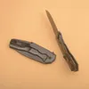 KS 2061 Assisted Flipper Folding Knife D2 Stone Wash Blade rostfritt stålhandtag EDC Pocket Folder Knives With Retail Box