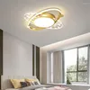 Lustres liste plafond moderne à LEDs lustre pour chambre à coucher salle à manger balcon maison acrylique décorer luminaires d'étude