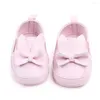 Pierwsze spacerowicze 2022 The Princess Bow Baby Shoes Sofe Sole Girl