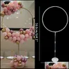 Украшение вечеринки CM Round Circle Balloon Stand с аркой свадебной украшение на фоне дня рождения детского душа доставка DHFDG