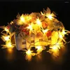 Strings LED Butterfly String Lights Decoration 2m Christmas Year's Decorative Lamps Battery Flash Flower Garlands USB Fairy Light