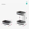 Soap Dishes Double Layer Wall Mounted Box Drain Sponge Holder Storage Rack For Bathroom Accessories Toiletries Organizer Kitchen