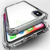 Casos transparentes de silicone à prova de choque transparentes para iPhone 11 12 13 14 Pro Max X Xr XS Max 8 7 6s mais capa traseira