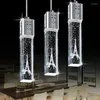 Kroonluchters Modern Minimalistisch LED Restaurant Crystal Chandelier 3 Heads Creative Personality 6 Bar