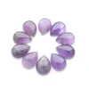 Natuurlijke amethist edelstenen traan 1x18 mm cabochon geen gat losse kralen voor doe -het -zelf sieraden maken oorbellen armbanden ketting ringen accessoires U3216