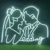 Parti Dekorasyon Ev Dekorları Düğün Kafa Adı Neon Geceleri Asılı Sahne Arka Plan Fotoğraflar Işık Gelinlik Led Dekor Dekoratif