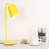 Table Lamps Modern Minimalist Black White Yellow Lamp Living Room Desk Bedroom Bedside LED Personality Wrought Iron ZM109
