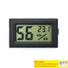 Mini Temperature Humidity Meter Digital LCD Thermometer Hygrometer Indoor Without probe Hygrometer Temp Gauge Temperature Meter Monitor battery included