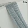 Curtain 100CM X 200CM Solid Color Curtains Thread Line For Living Room Door Wall Window Panel Tassel Home Decoration