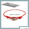 Bracelets porte-bonheur bijoux en acier inoxydable 316L trinité anneau chaîne Bracelet trois anneaux dragonne Couple pour femmes et Oti65