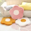 50cm Soft Stuffed Memory Foam Cushion Rabbit Fur Flowers Pillow Mat Dolls 7 Colors Sofa Chair Cushion Home Decor Gift