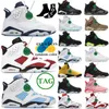2023 6 Chaussures de basket-ball Jordens 6s Georgetown Midnight Navy Sneakers Men Retro Cool Grey UNC Home Carmine Electric Gree Air Shoe Jorda