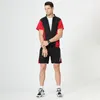 Herresp￥r lbl modemens set hip hop streetwear kl￤der sommar outfit man t-shirt och shorts tv￥ stycken sp￥rdr￤kt casual set