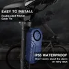 Sistemas de alarme Elecpow Wireless Bicycle Control remoto à prova d'água motocicleta elétrica Scooter Bike Segurança Anti -roubo S 221101