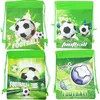 Geschenkpapier 6 teile/los Stoff Vlies Fußball Rucksack Kind Reise Schultasche Cartoon Kordelzug Party Supplies