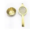 Paslanmaz Çelik Çay Süzgeç Filtresi İnce Örgü Infuser Kahve Filtresi Çayware Yeniden Kullanılabilir Altın Gümüş Renk