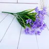 Decorative Flowers 6pcs 7-fork Simulation Flower / Spring Grass Office Campus Langfang Indoor And Outdoor Decoration Wedding Supplies