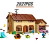 Serie di film The Simpson Kwik-e-Mart House Model StreetView Building 71006 71016 Blocks Bricks Toys Kid Birthday Gift