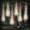 Autres fournitures de fête de fête Décoration d'Halloween Hanging Light Up Spider Otv5W