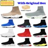 Designer socks Casual shoes men mens woman shiny knit speed 2.0 1.0 trainer runner sneaker sock shoe master embossed womens Sneakers BBB speeds booties paris 35-45