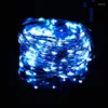 Str￤ngar USB/batteri 10m LED -ljusstr￤ng Vattent￤t Garland Fairy Lights Christmas Wedding Party Holiday Decoration Bedroom Outdoor Lamp