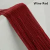 Curtain 100CM X 200CM Solid Color Curtains Thread Line For Living Room Door Wall Window Panel Tassel Home Decoration