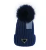 Bonés de bola chapéu de malha designer gorro marca de luxo masculino feminino outono e inverno chapéus cabelo de raposa engrossado estilo casual quente